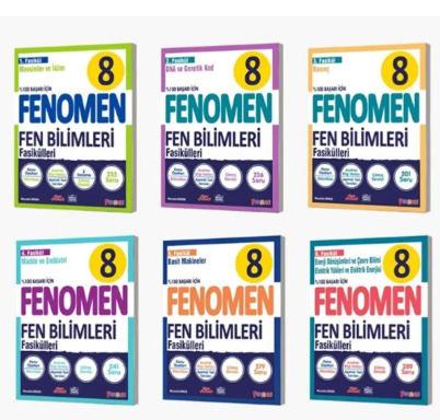 FENOMEN 8.SINIF FEN BİLİMLERİ 6 FASİKÜL